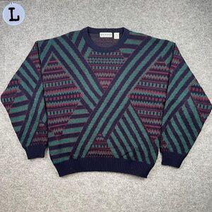 Vintage 90’s Colorful Pattern Sweater